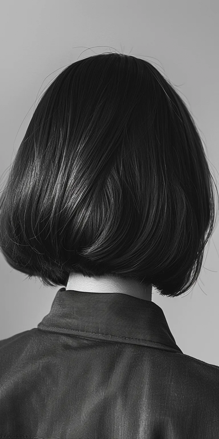 haircuts for oval faces Asymmetric cut, Bob Chignon, Short brush Finger wave