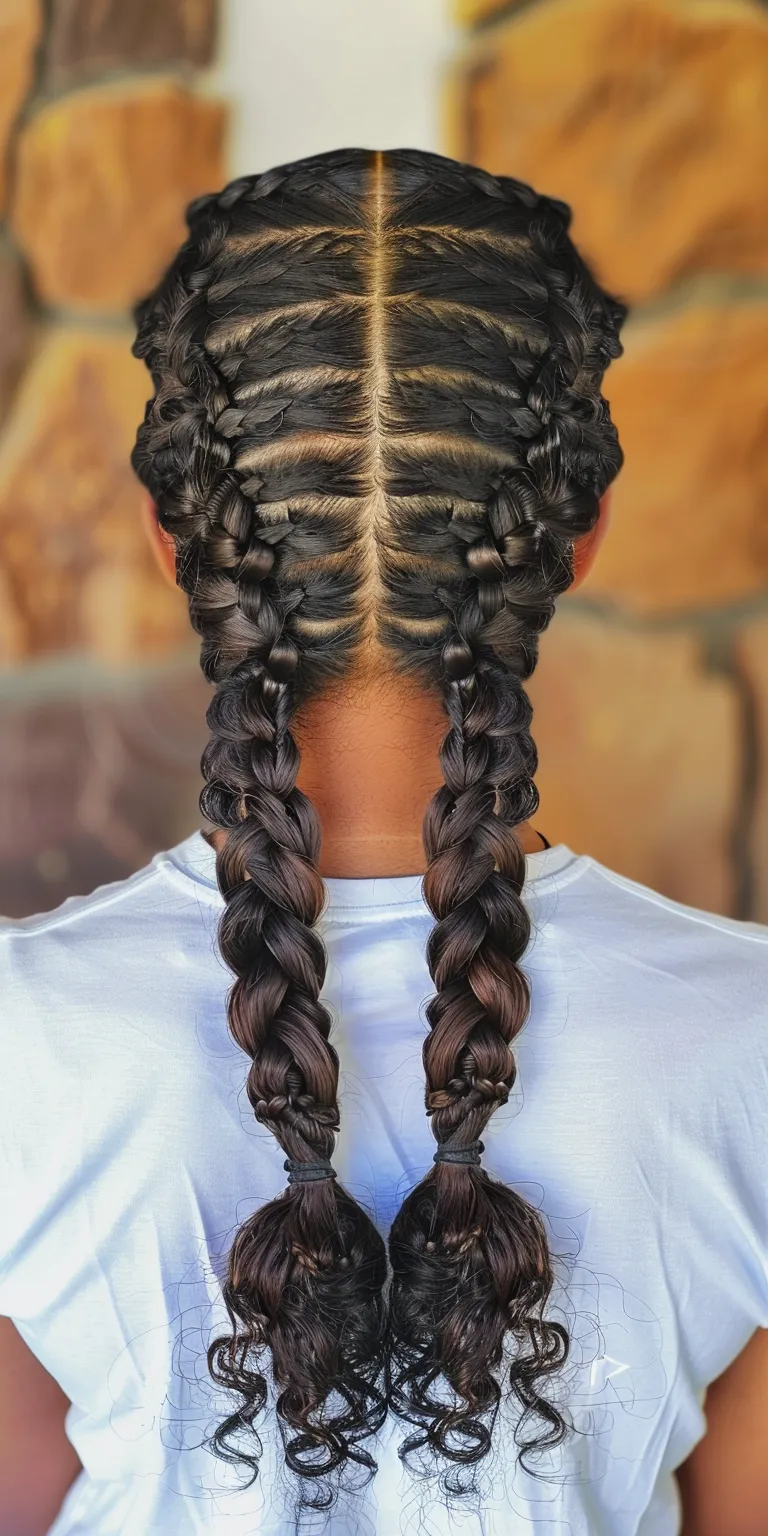 butterfly braids hairstyles Waterfall braids, Hair twists, French braid, twist, Boho