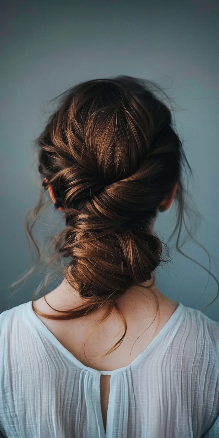 hair up hairstyles Updo, French braid, twist, Chignon, Braid