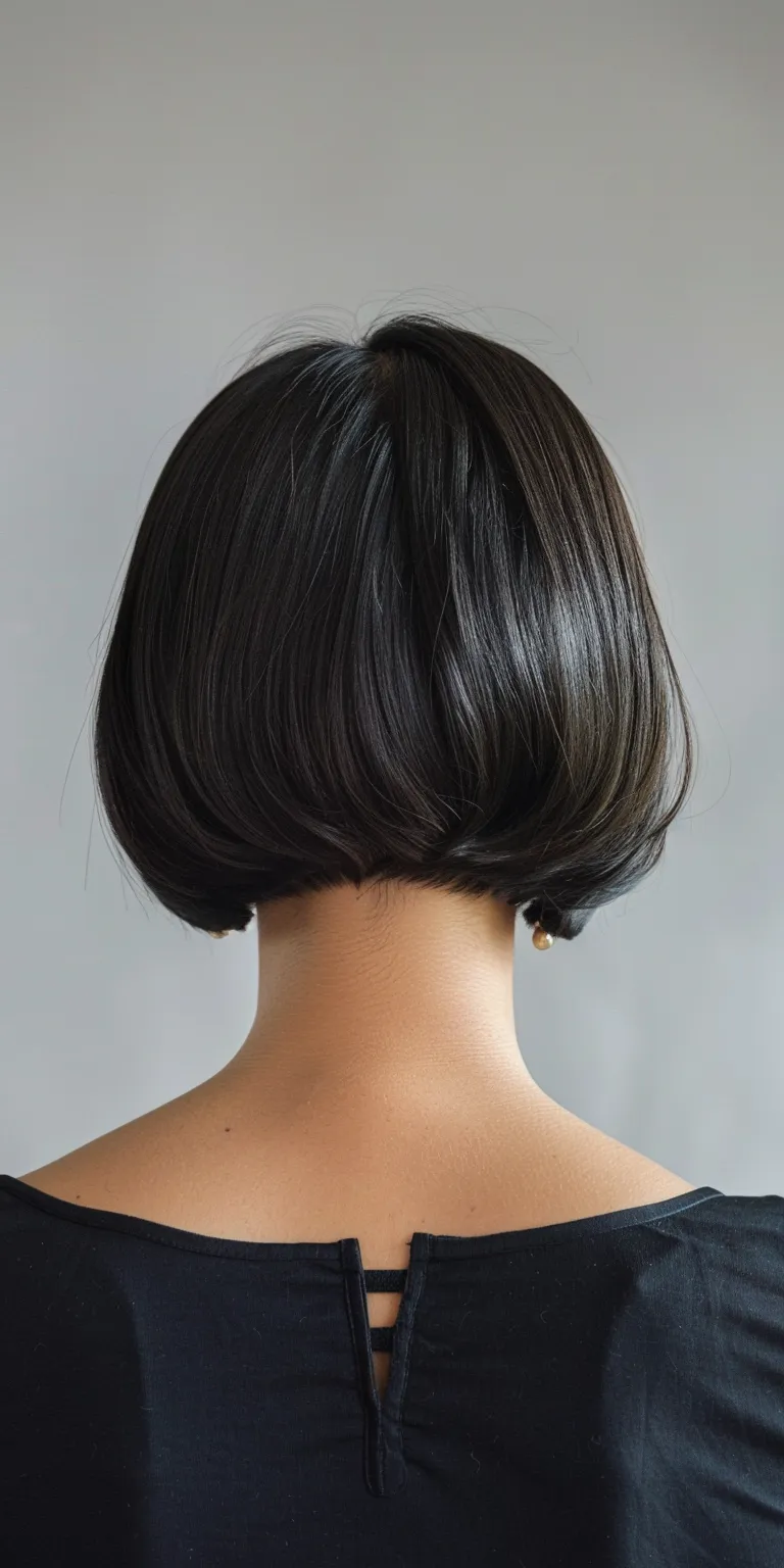 hairstyles for fat faces and double chins Asymmetric cut, Bob Japanese women's hairstyles, Chignon, Finger wave