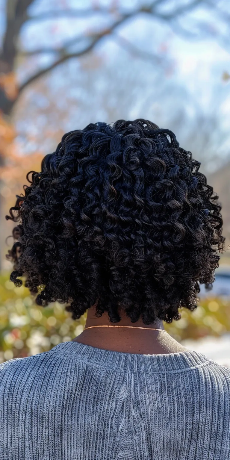 hoco hairstyles Digital perm, Crochet braids, Kinky hair, Jheri curl, Ringlets