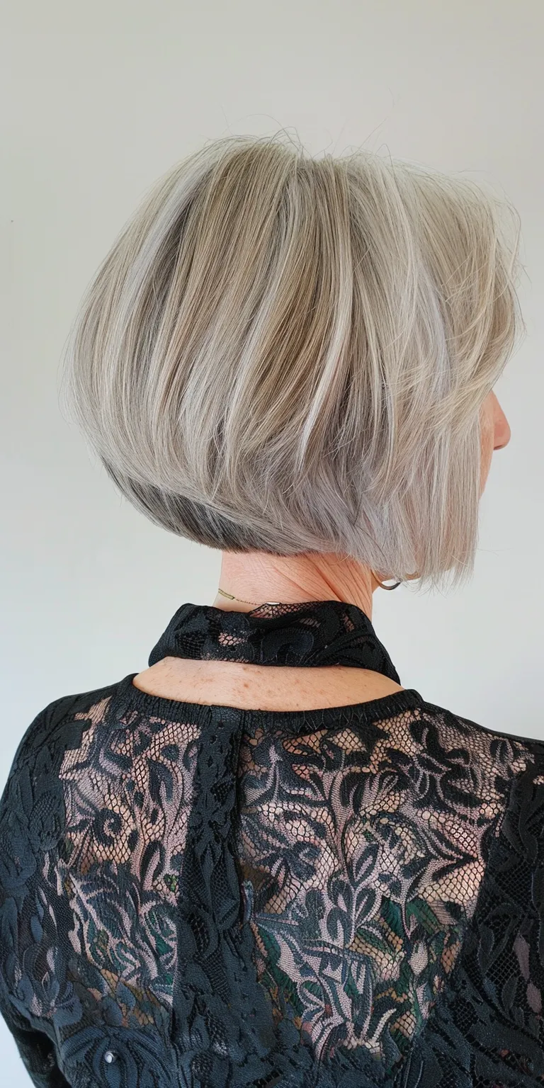 short bobs for women Asymmetric cut, Pixie Short brush Digital perm, Butterfly haircut