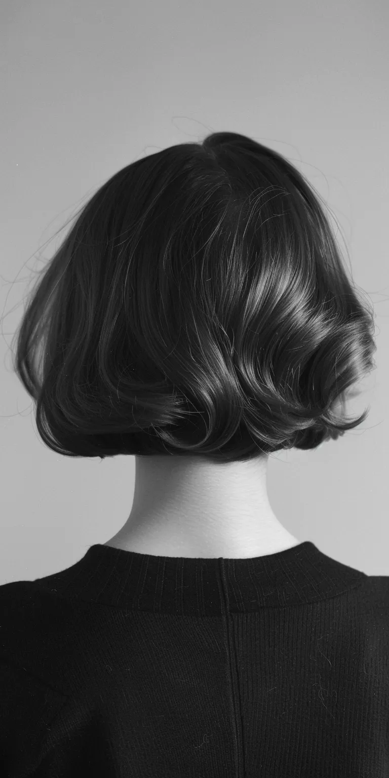 haircuts for oval faces Chignon, Finger wave, Asymmetric cut, Updo, Bouffant