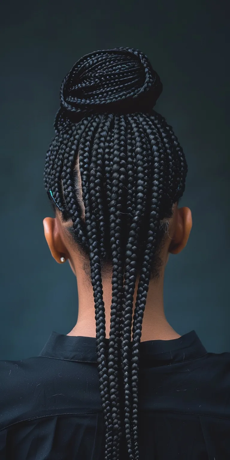 box braids hairstyles Hair twists, Crochet braids, Waterfall French twist, Cornrows