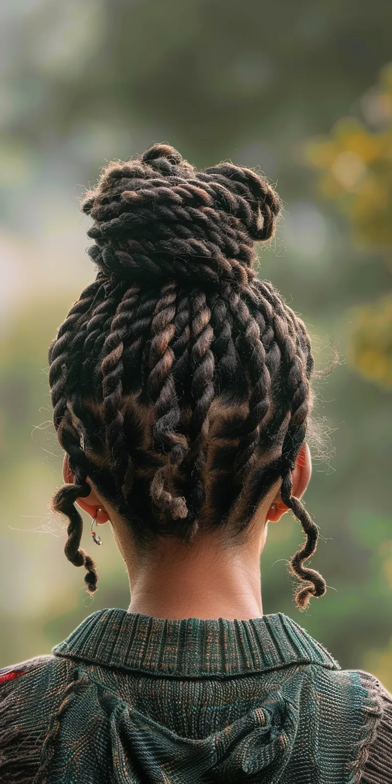 simple dreadlocks hairstyles Hair twists, Crochet braids, Cornrows, French twist, Waterfall braids