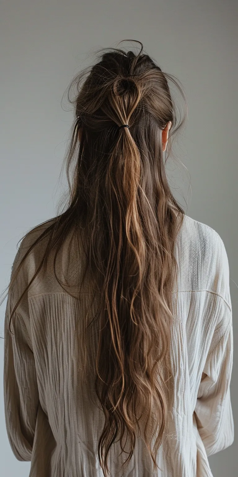 hairstyles for long hair women Milkmaid braid, Updo, Boho braids, Layered hair, Ponytail