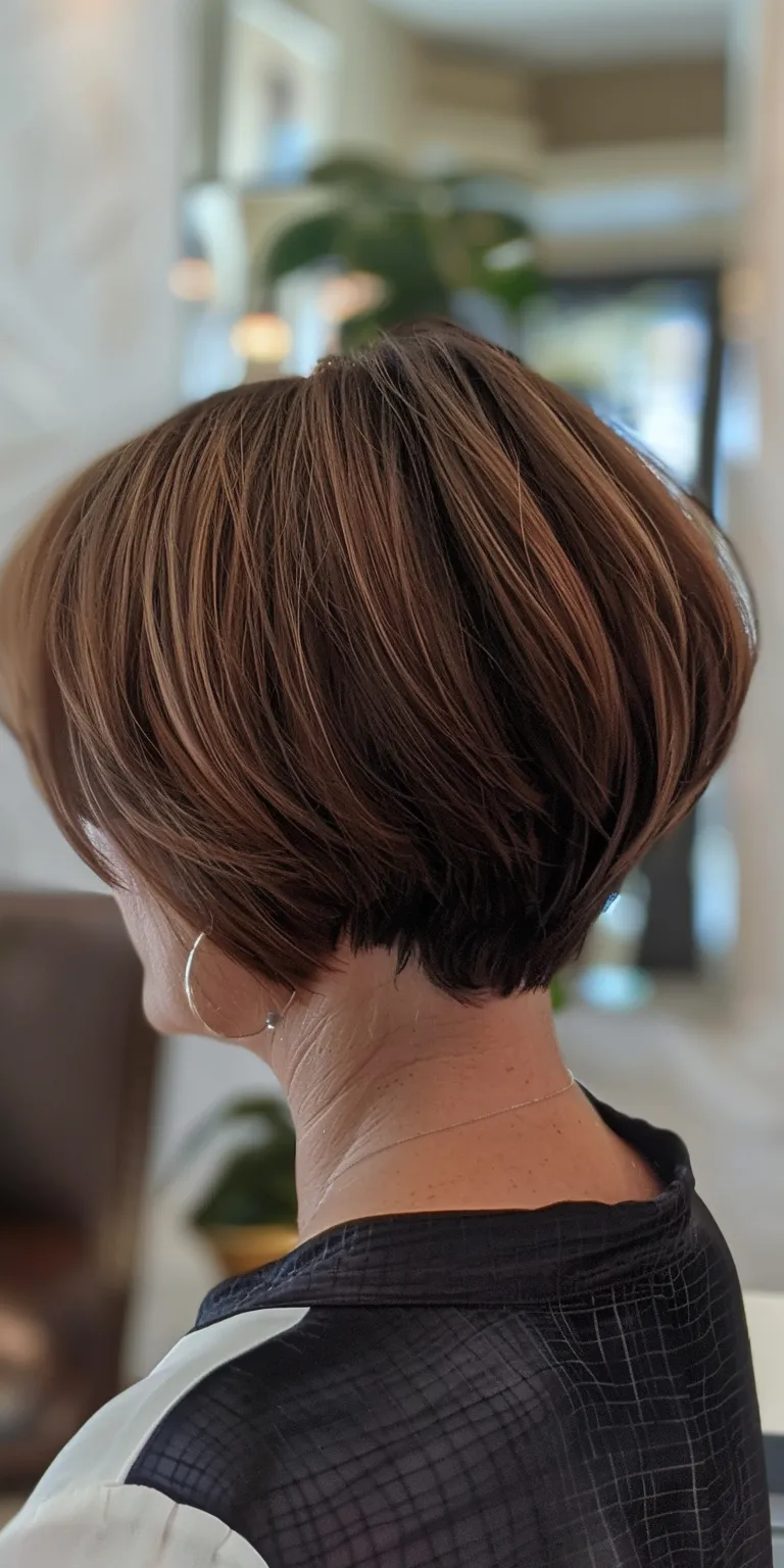 easy hairstyles for short hair Asymmetric cut, Short brush Bob Pixie Professional cut