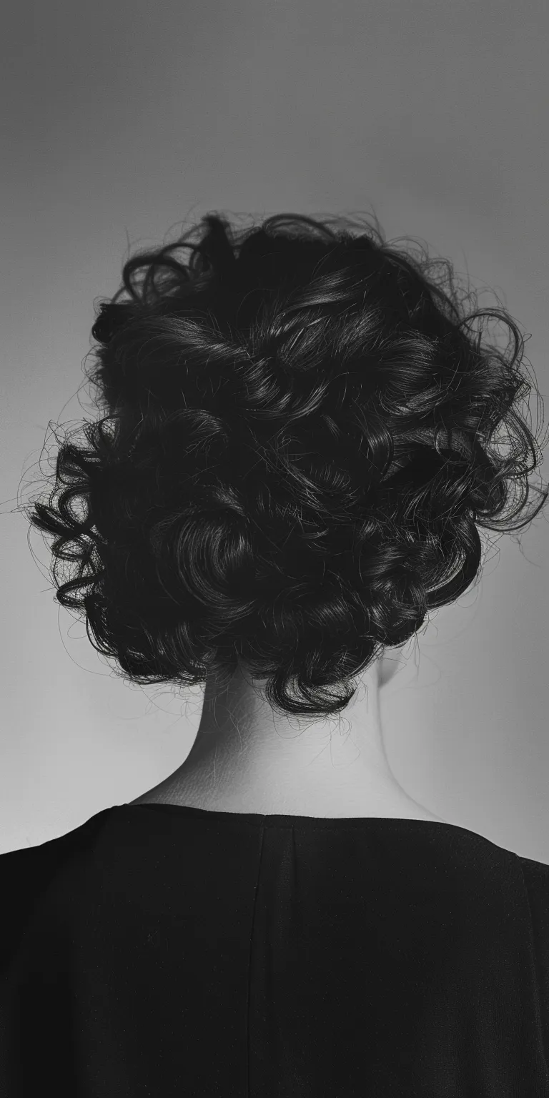 2000s hairstyles Chignon, Updo, Finger wave, Milkmaid braid, Bouffant