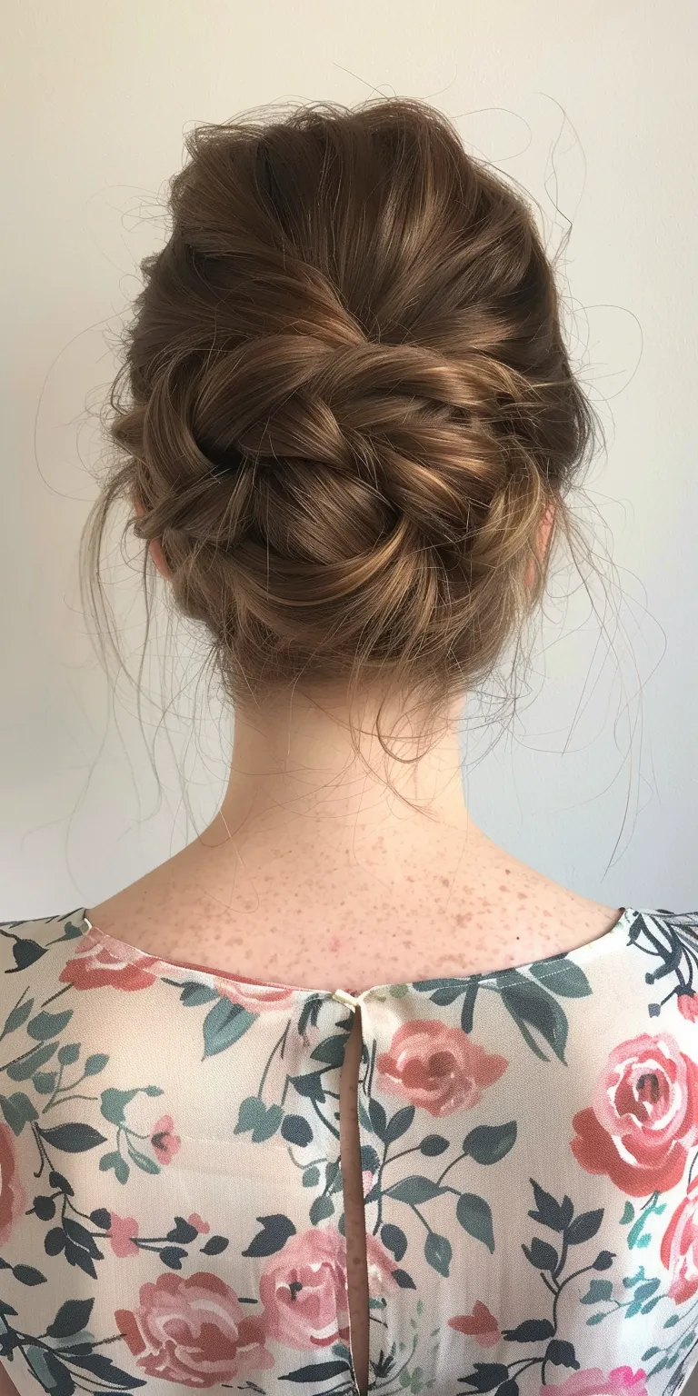 up do hair styles Updo, Ballerina bun, French twist, Milkmaid braid, braid