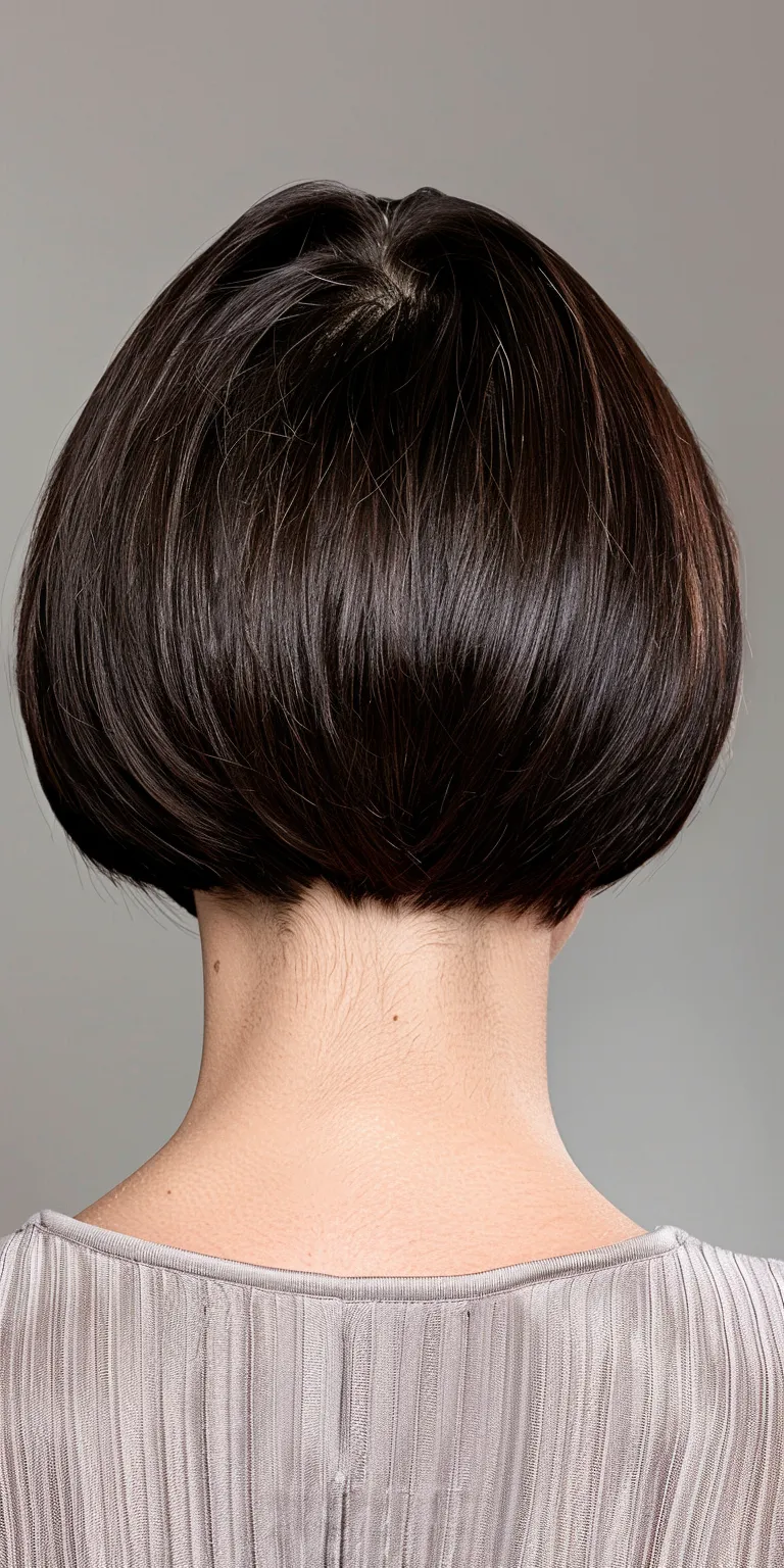 short hairstyles for fat faces and double chins Asymmetric cut, Tonsure, Japanese women's hairstyles, Chignon, Bob cut