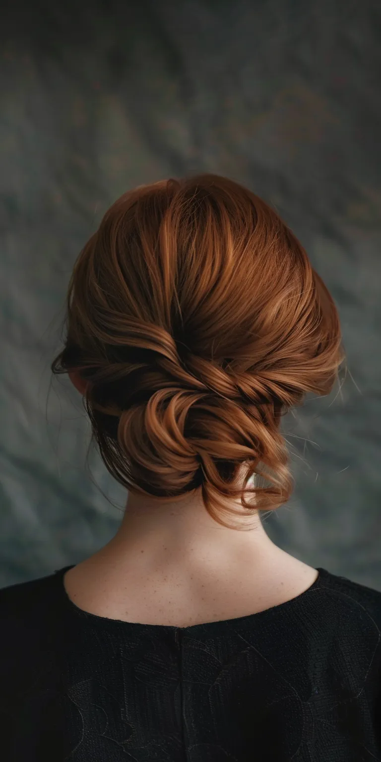 different hair styles Updo, Chignon, French twist, Milkmaid braid, braid