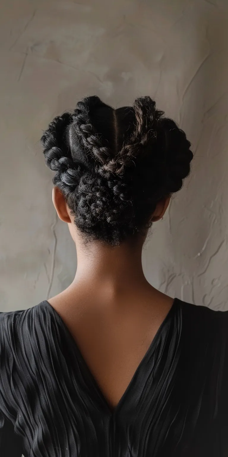 passion twist hairstyles Updo, French twist, Hair twists, Waterfall braids, Milkmaid braid