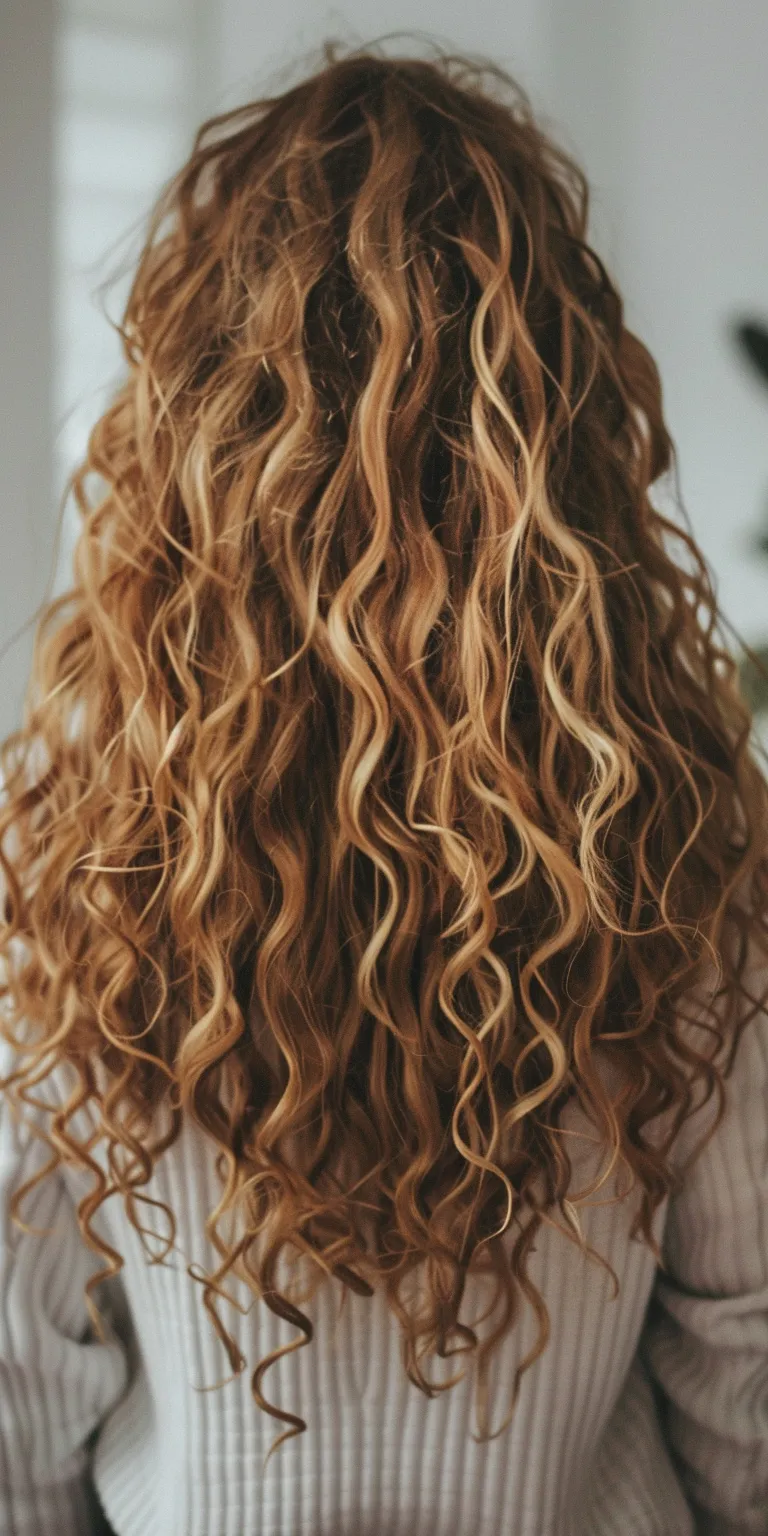 curly hairstyles for long hair Ringlets, Curly hair, Digital perm, Hair crimping, Layered