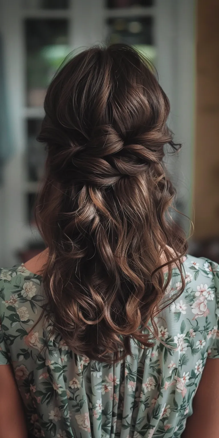 haircuts for teens Updo, Waterfall braids, Milkmaid braid, Boho French braid