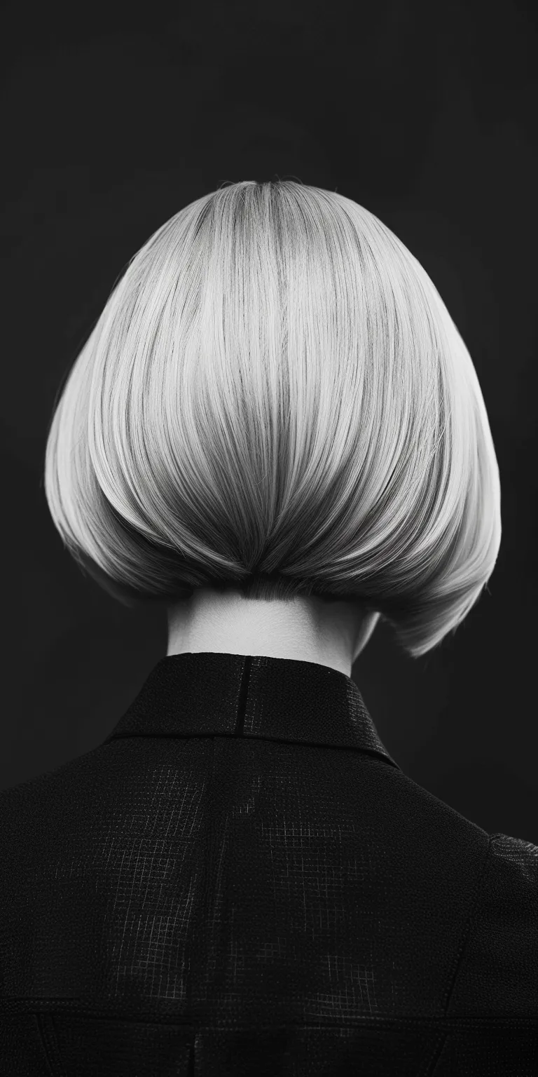 blonde bob haircuts Asymmetric cut, Chignon, Pompadour, Bouffant, Bob cut