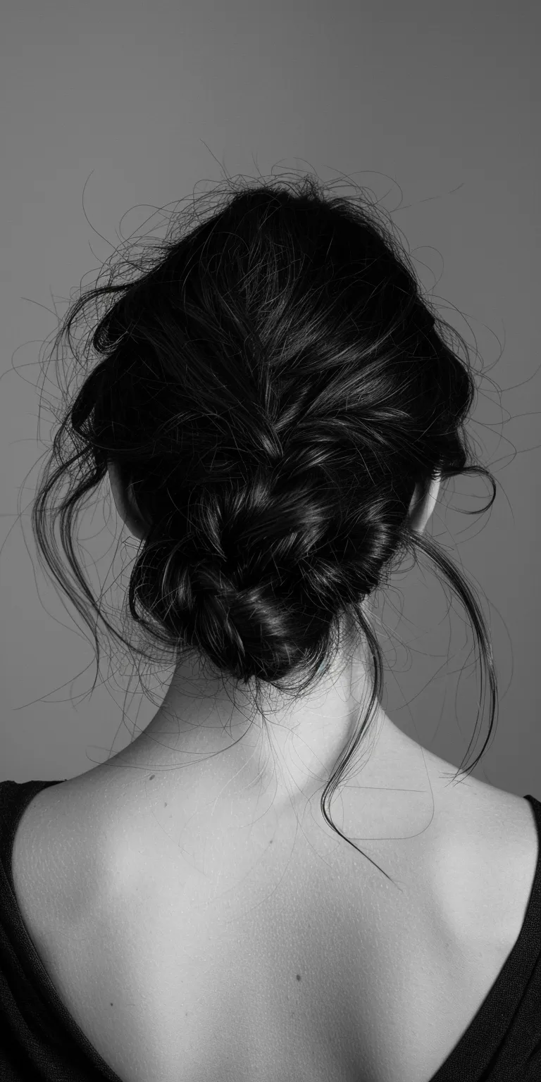 hairstyle remove Chignon, French braid, Updo, twist, Milkmaid braid