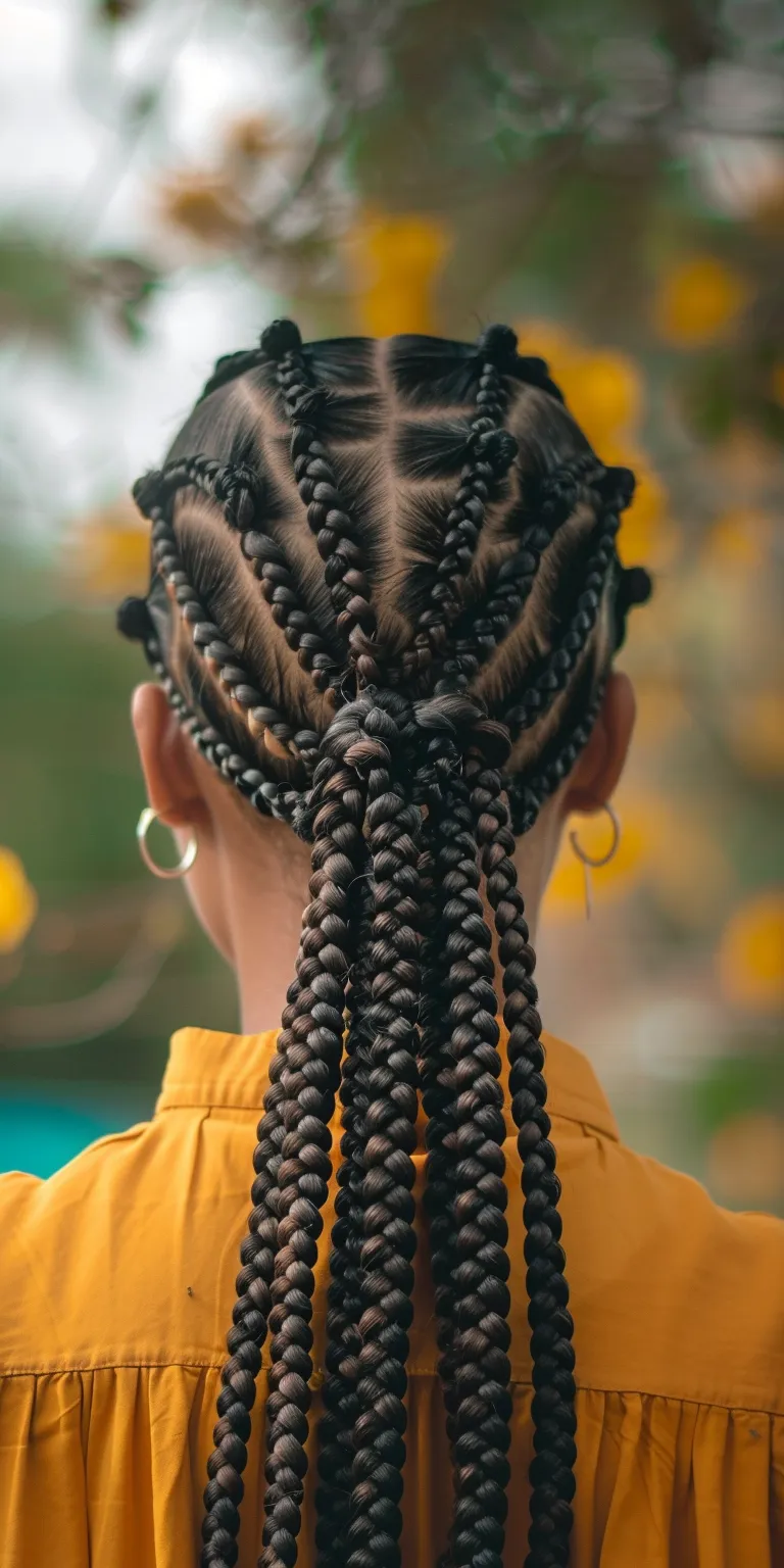 box braids hairstyles Hair twists, Crochet braids, Waterfall Cornrows, Boho