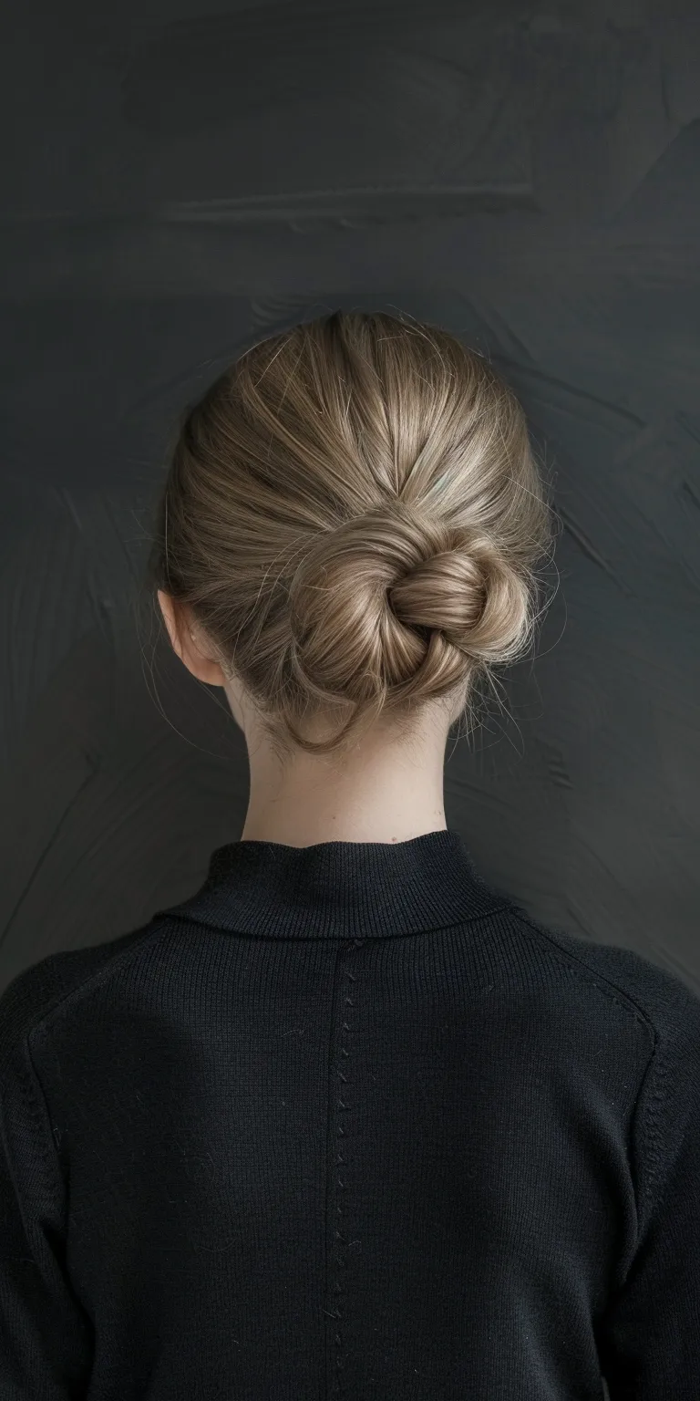 hairstyles for receding hairline Chignon, Updo, French twist, Milkmaid braid, Ballerina bun