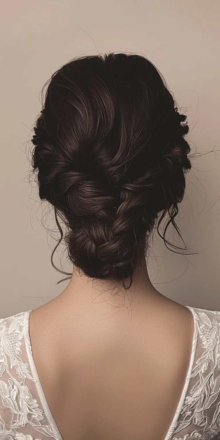 hair style woman Chignon, French braid, Updo, twist, Milkmaid braid