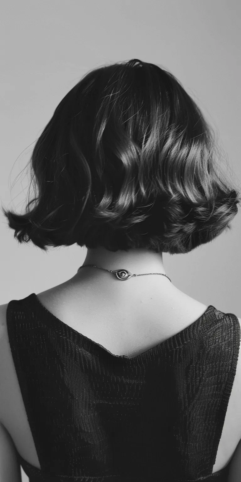 haircuts for teens Asymmetric cut, Bob Butterfly haircut, Chignon, Finger wave