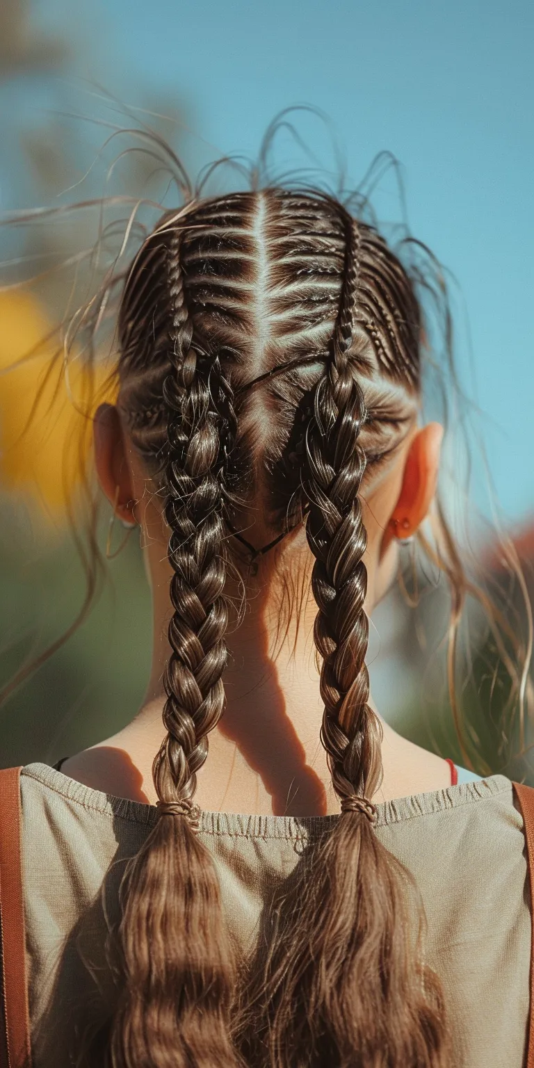 boho knotless braids Boho braids, Cornrows, French braid, Waterfall Hair twists