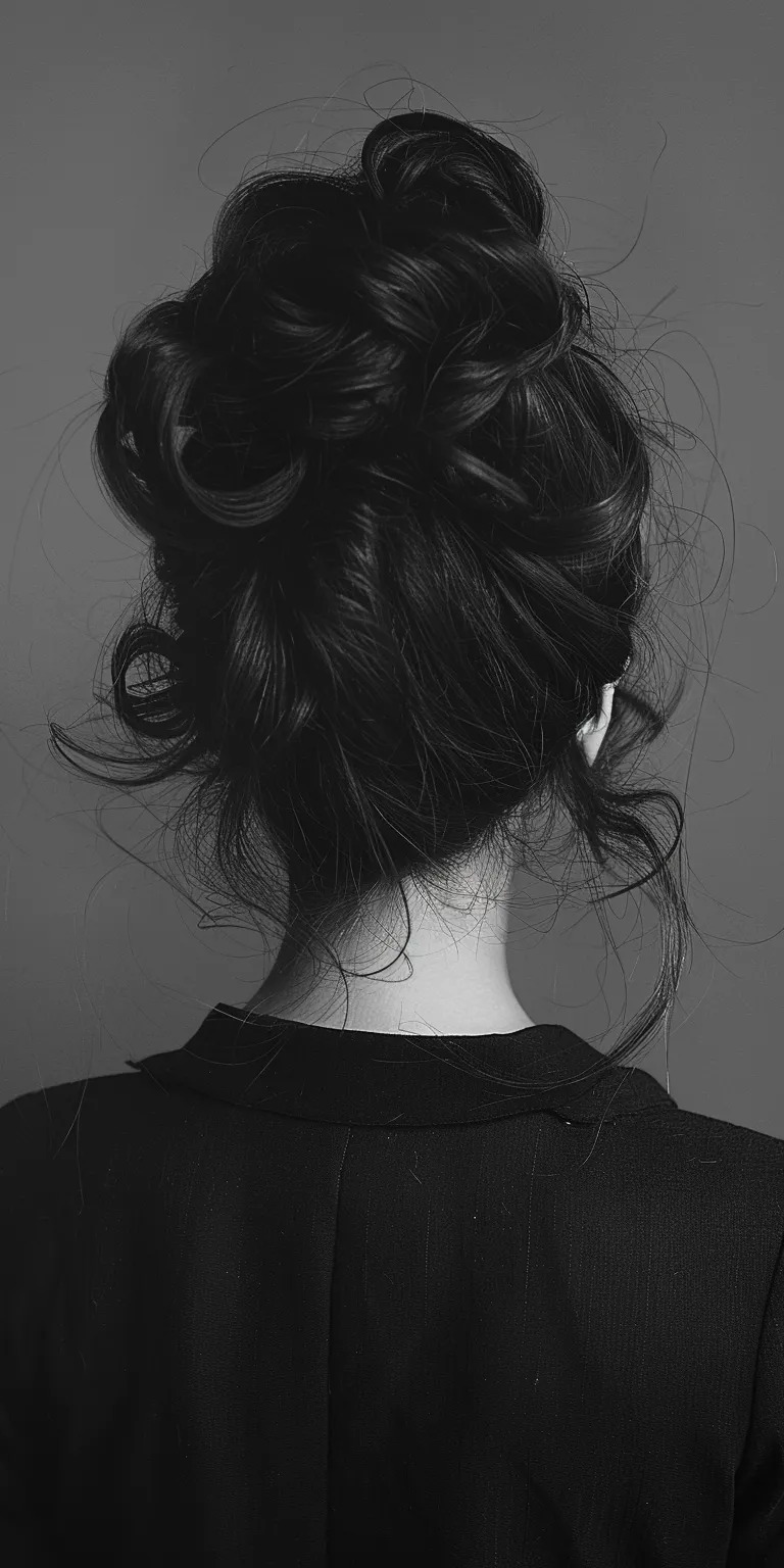 modern hairstyles Chignon, Updo, Ballerina bun, Japanese women's hairstyles, Milkmaid braid