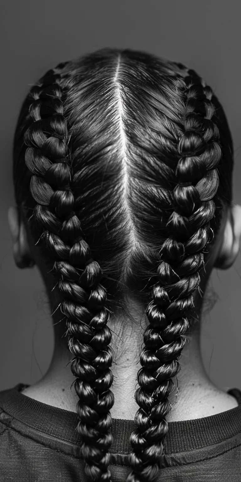 braids with fade French braid, Waterfall braids, Braid, Hair twists, Boho