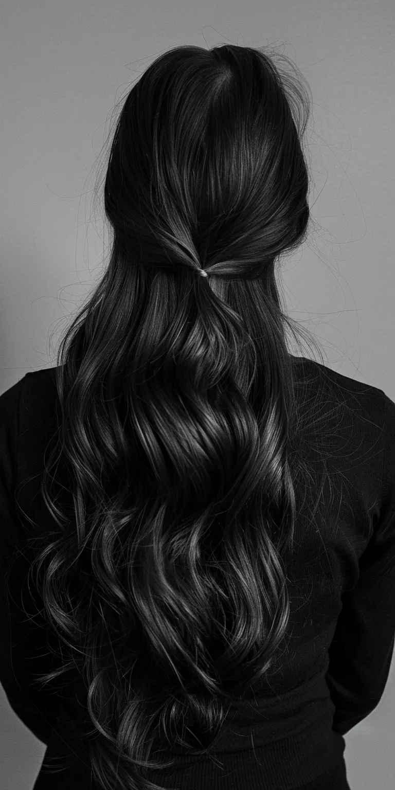 hair style woman Layered hair, Chignon, Milkmaid braid, French twist