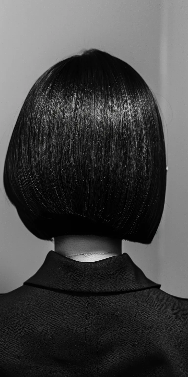 inverted bob hairstyles Asymmetric cut, Bob Finger wave, Chignon, Tonsure