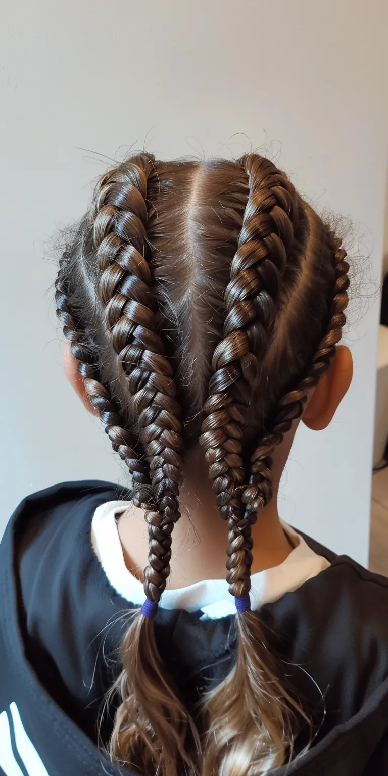 individual braids Waterfall braids, French braid, twist, Braid, Boho