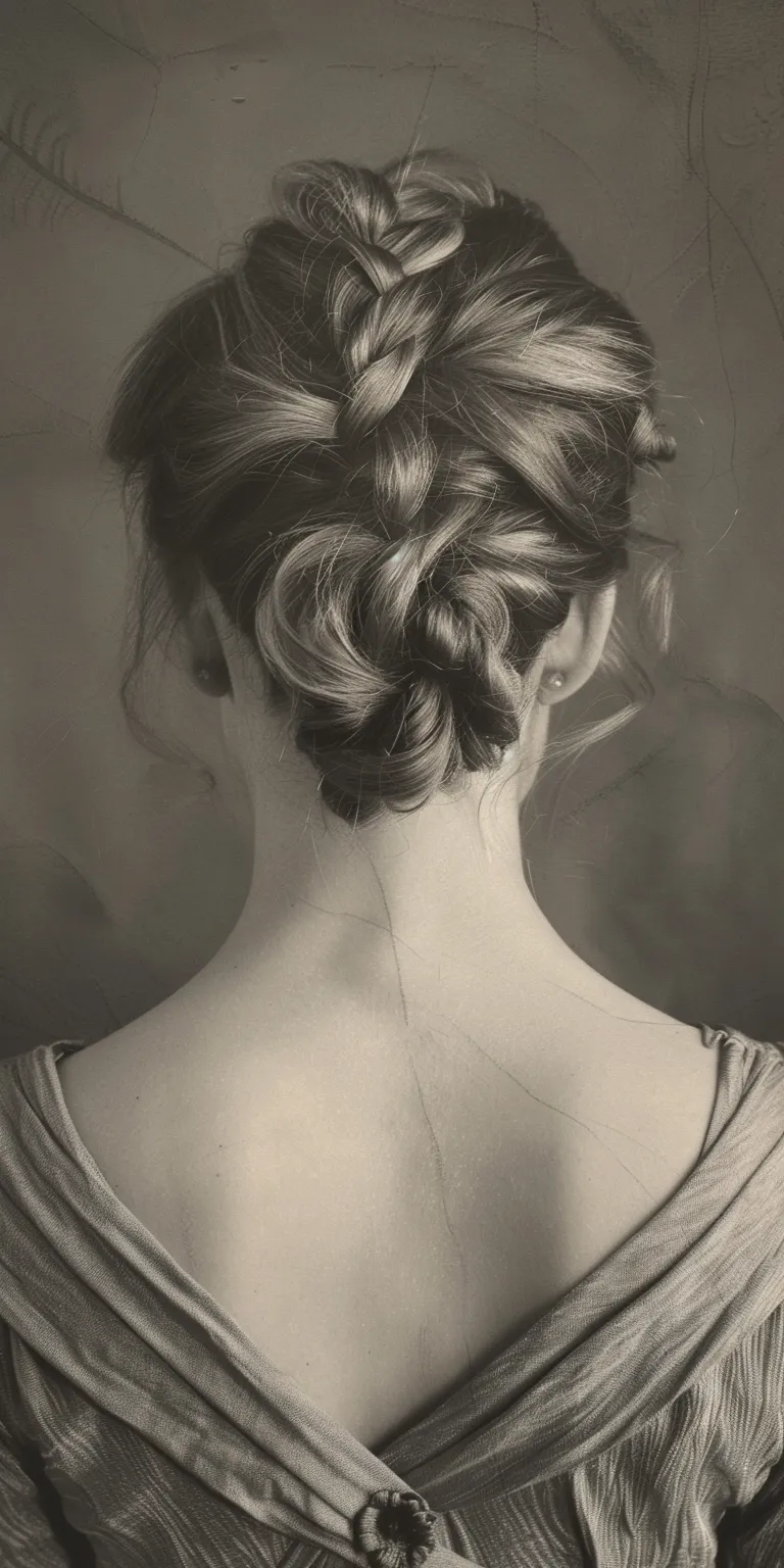 new hairstyle Chignon, Updo, Milkmaid braid, French twist