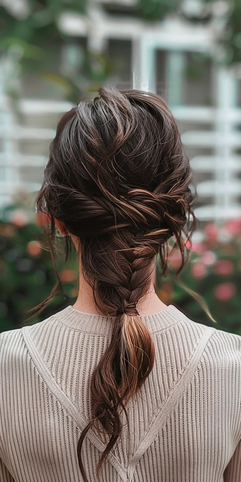 cute easy hairstyles French braid, Braid, Waterfall braids, twist, Updo