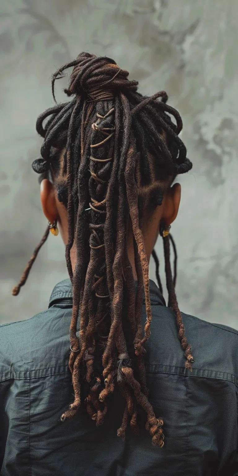 simple dreadlocks hairstyles Dreadlocks, Hair twists, Cornrows, Layered hair, Crochet braids