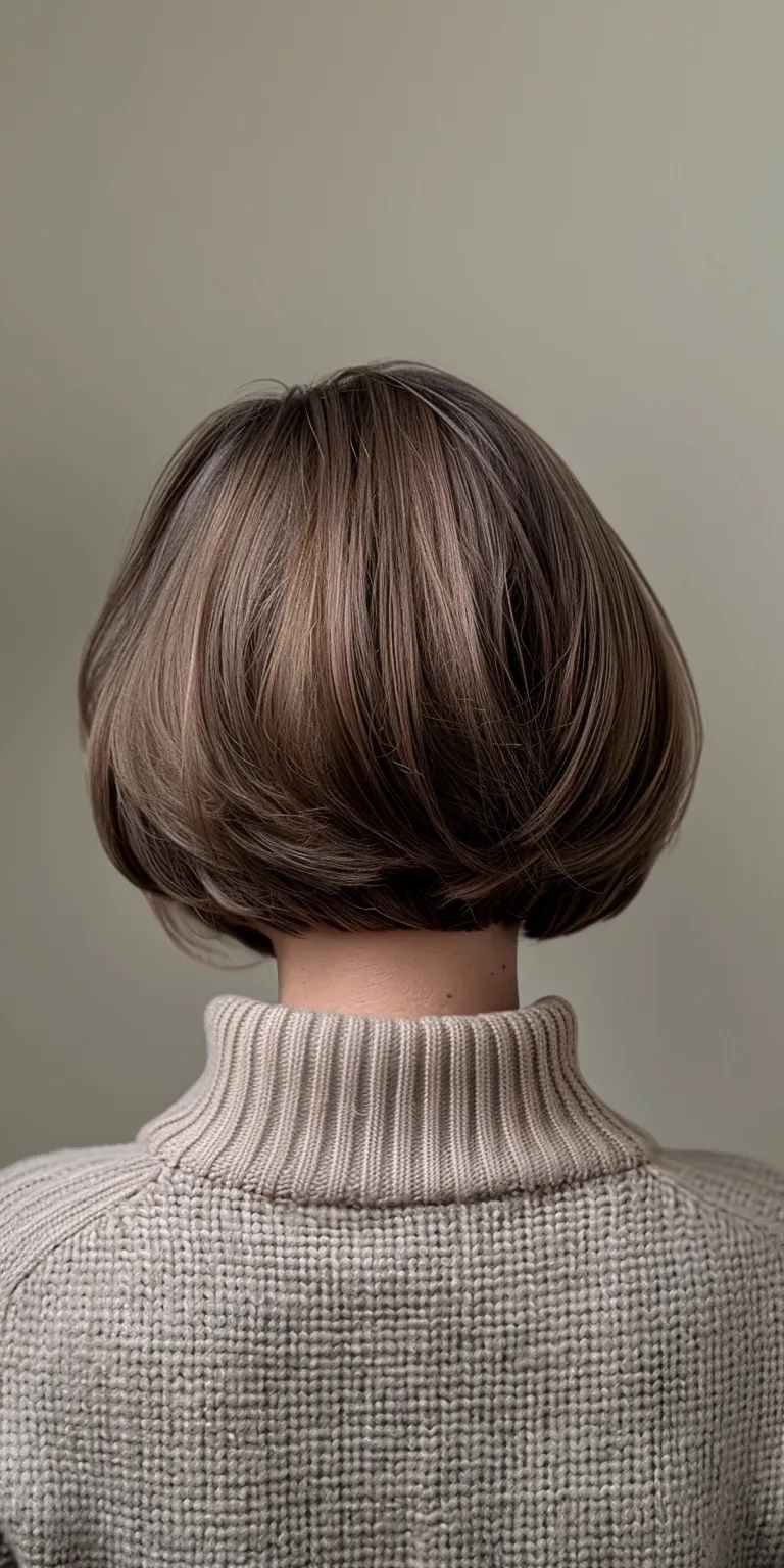 bob haircuts for women Asymmetric cut, Chignon, Short brush Tonsure, Layered hair