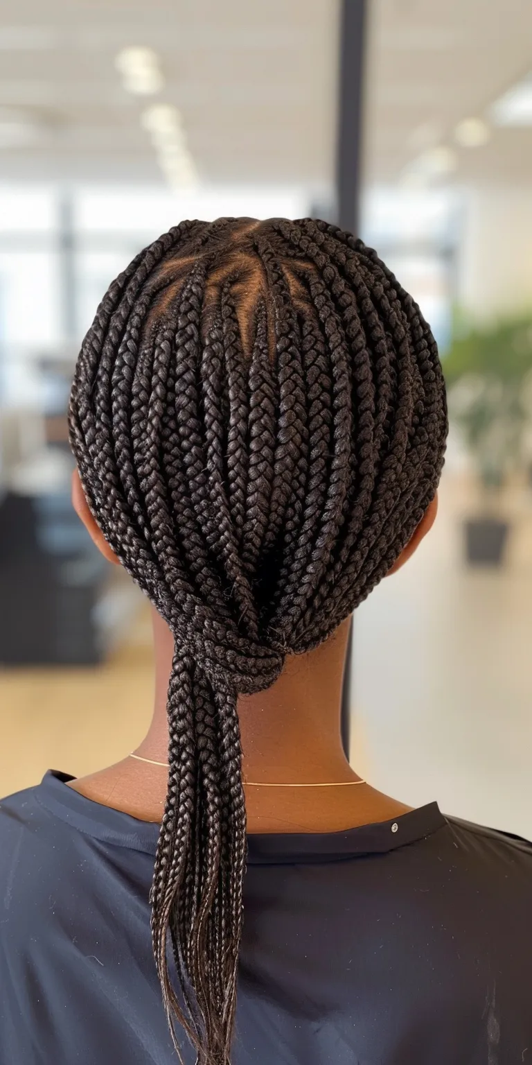 small box braids Hair twists, Waterfall braids, Crochet French twist, Boho