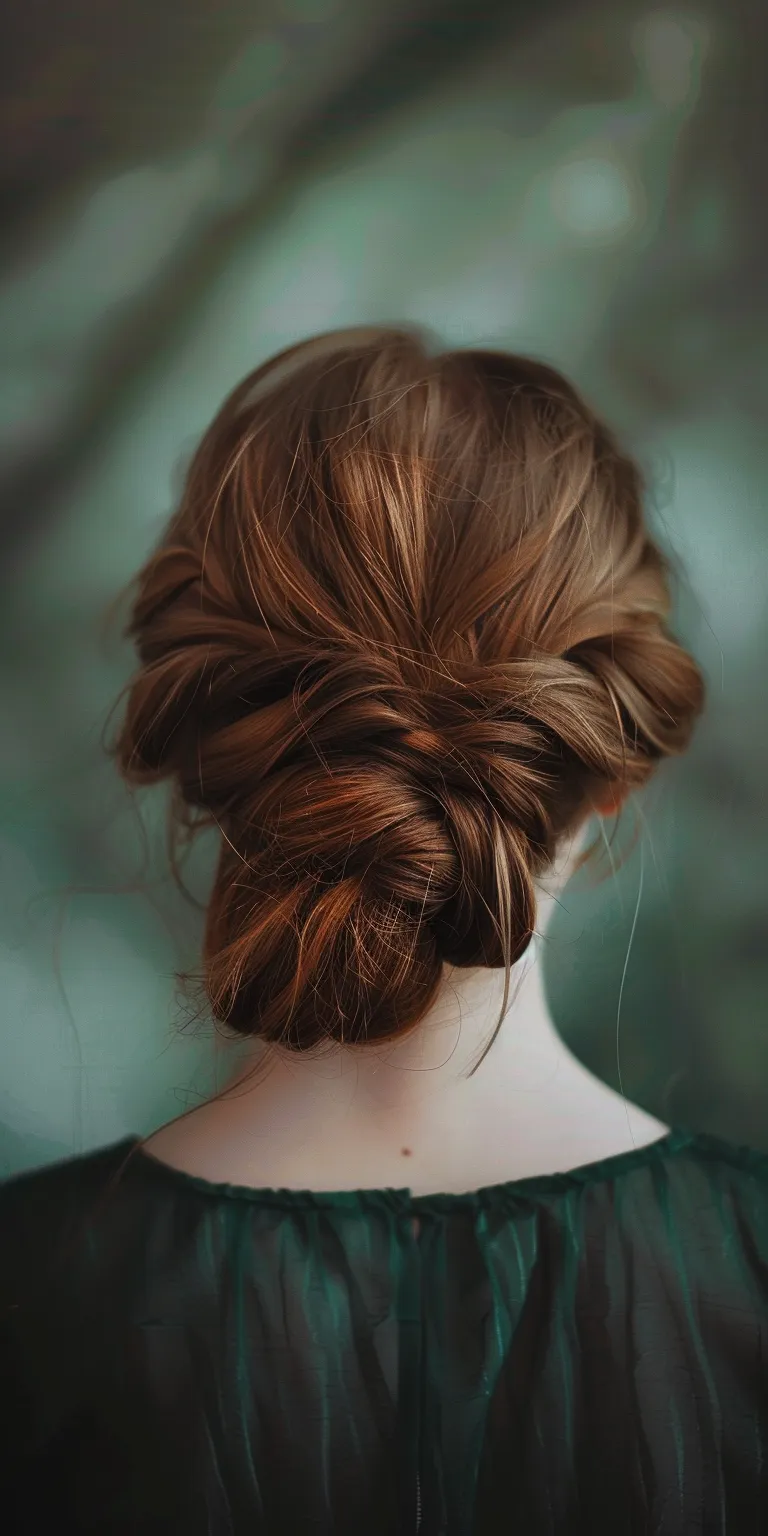 hair style for chubby face Updo, Chignon, Milkmaid braid, French twist