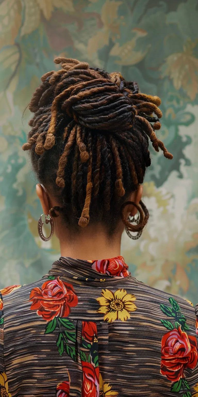 short dreadlocks Hair twists, Crochet braids, Dreadlocks, Updo, French twist