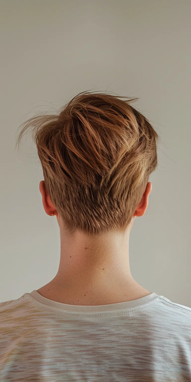 haircuts for thin hair Asymmetric cut, Tonsure, Short brush Pompadour, Feathered