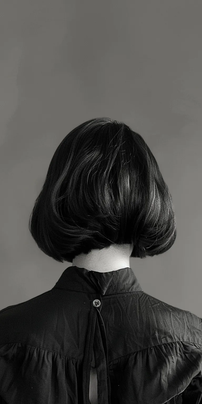 short bobs Asymmetric cut, Finger wave, Bob Chignon, Bouffant