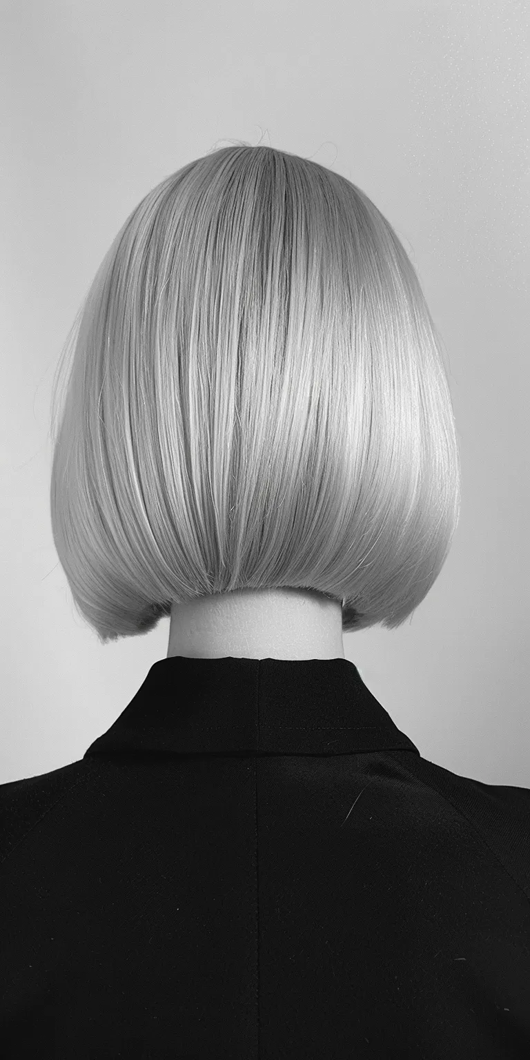 bob cuts Asymmetric cut, Bob Chignon, Tonsure, Pompadour