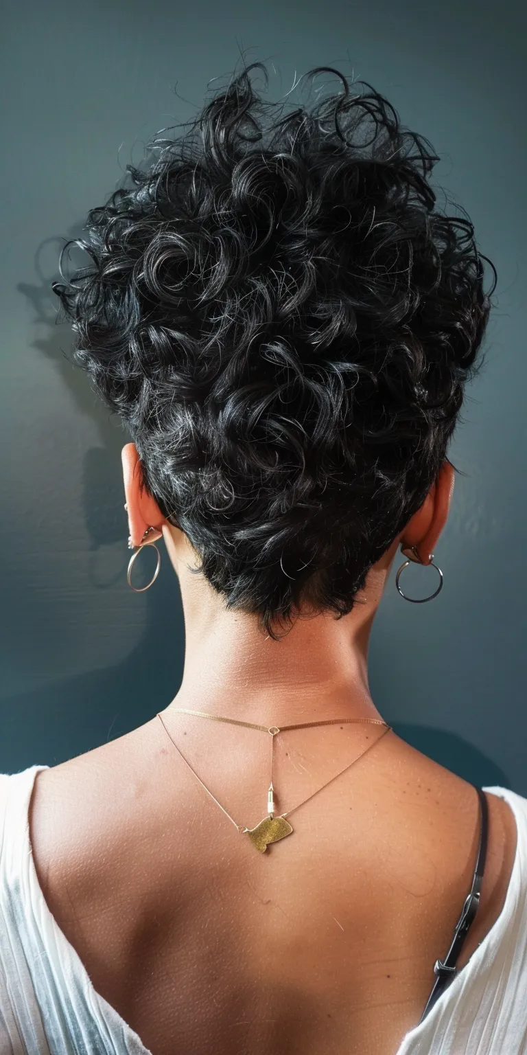 short black hairstyles Digital perm, Asymmetric cut, Short brush French twist, Butterfly haircut