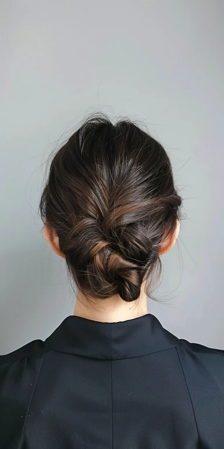 oval face shape hairstyle French twist, Chignon, Updo, braid, Milkmaid braid