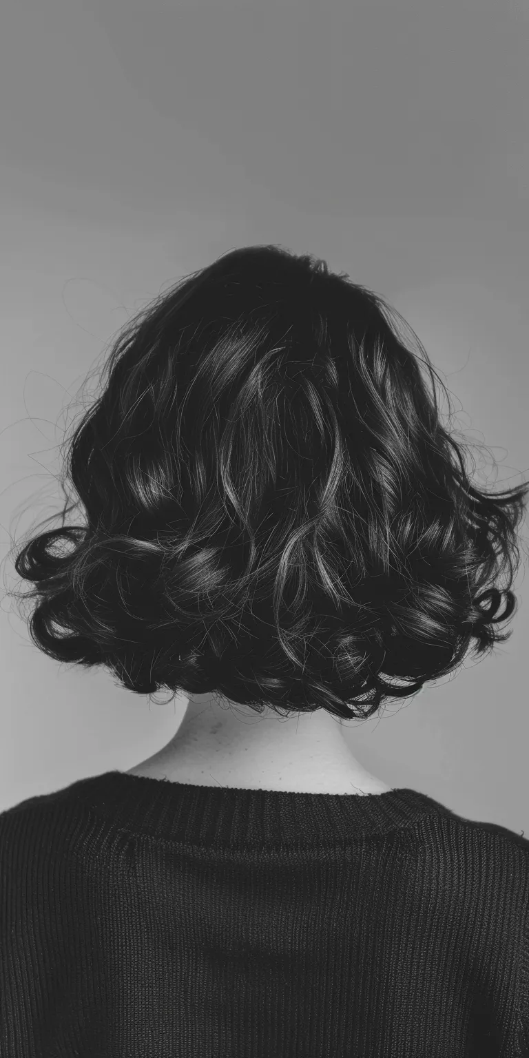 curly bob hairstyles Chignon, Finger wave, Ringlets, Asymmetric cut, Digital perm