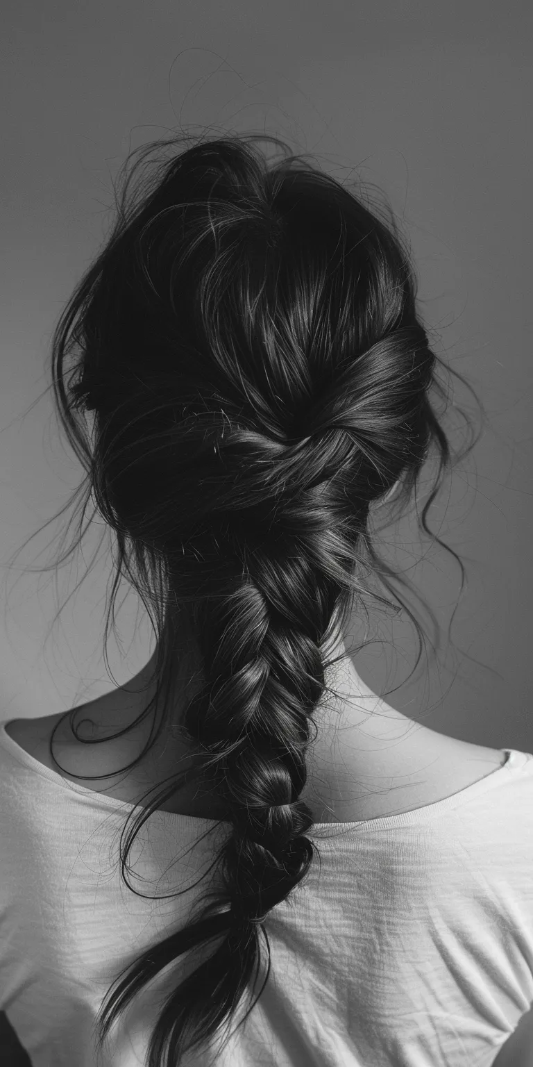 hairstyles for French braid, Braid, Waterfall braids, Chignon, Boho braids