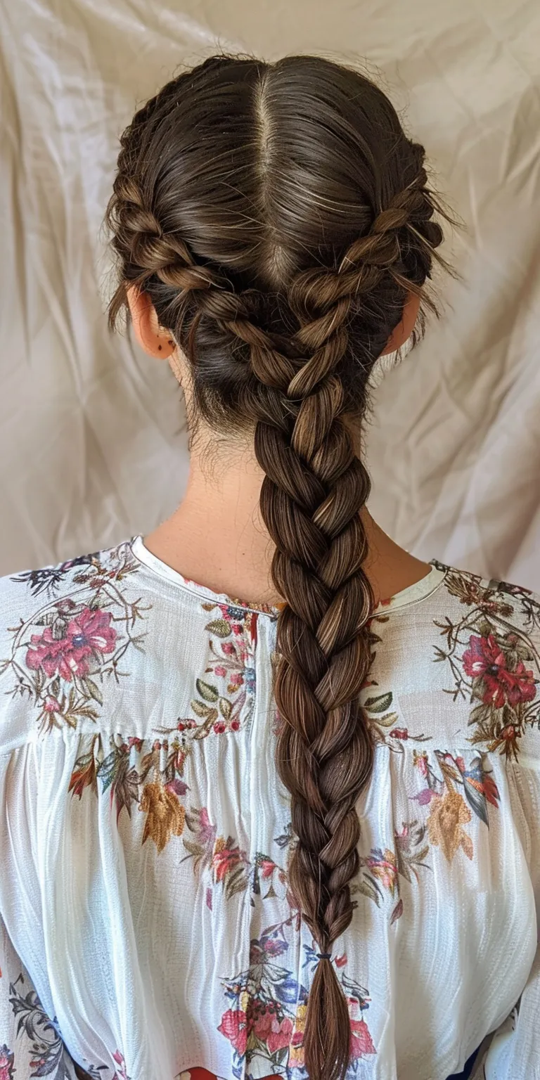 bohemian hairstyles Waterfall braids, Boho French braid, Braid, Milkmaid braid