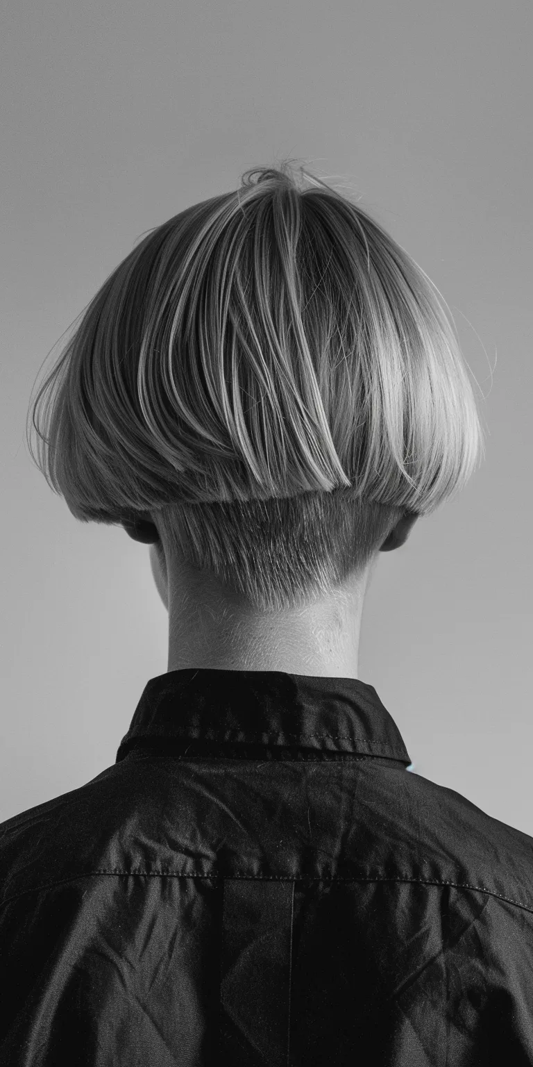 fringe hairstyles Asymmetric cut, Short brush Tonsure, Butterfly haircut, back and sides