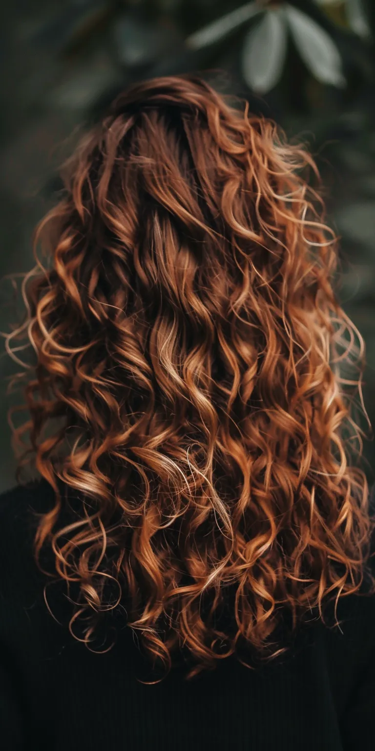 curly hairstyles Ringlets, Digital perm, Curly hair, Layered Mermaid hair