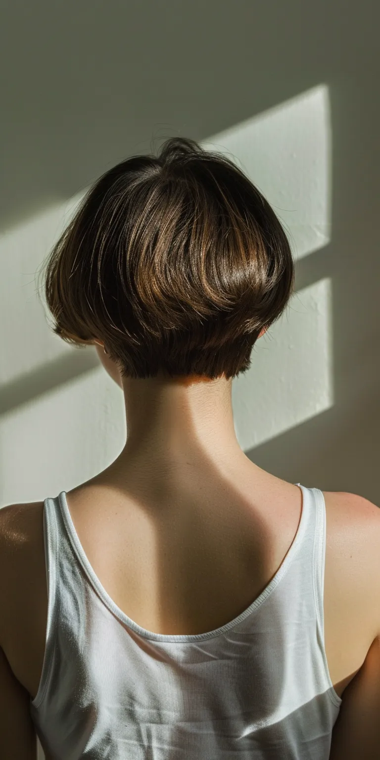 workout hairstyles Asymmetric cut, Chignon, Tonsure, Updo, Pixie cut