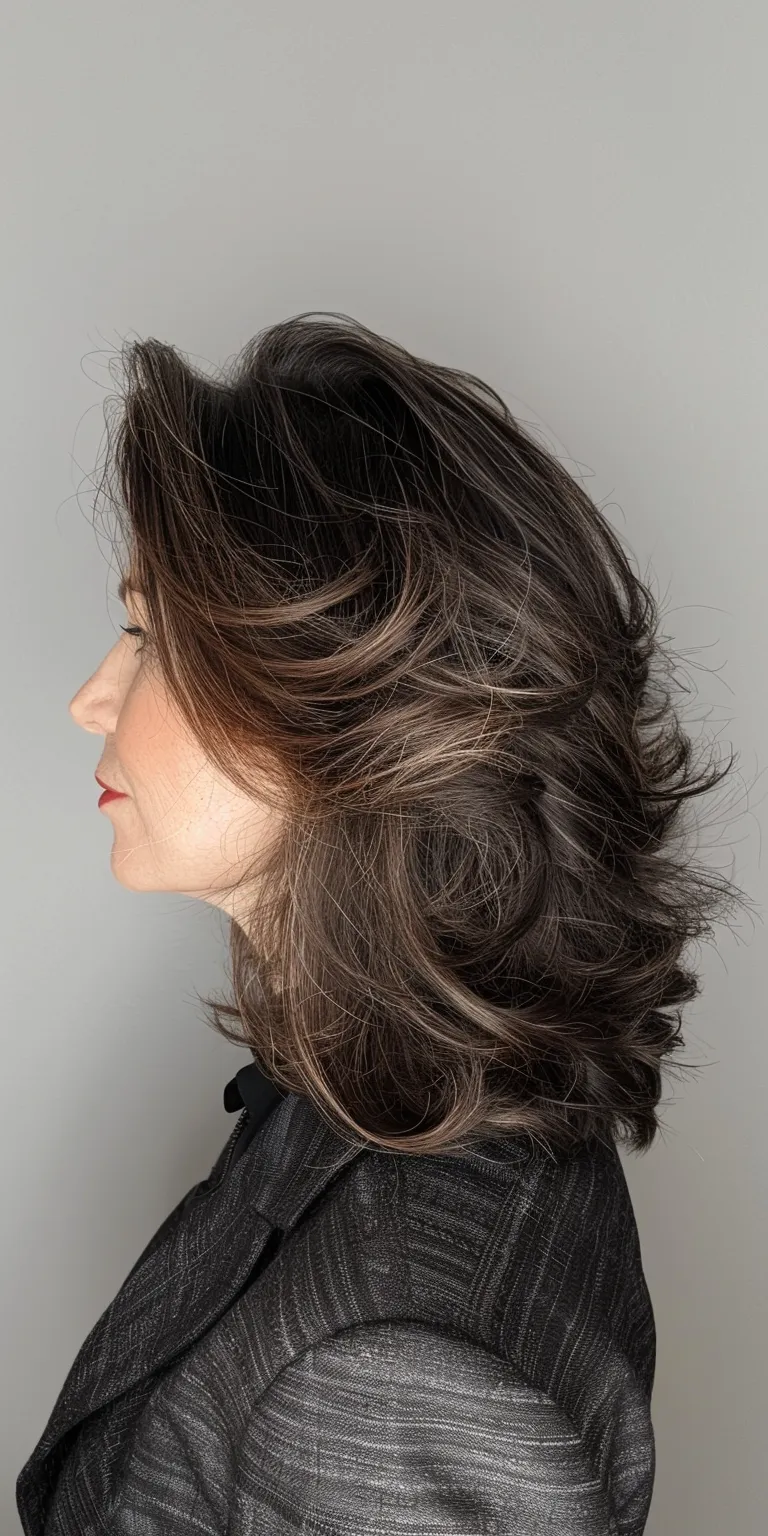 hair styles over 50 Digital perm, Layered hair, Asymmetric cut, Historical Christian hairstyles, Professional cut