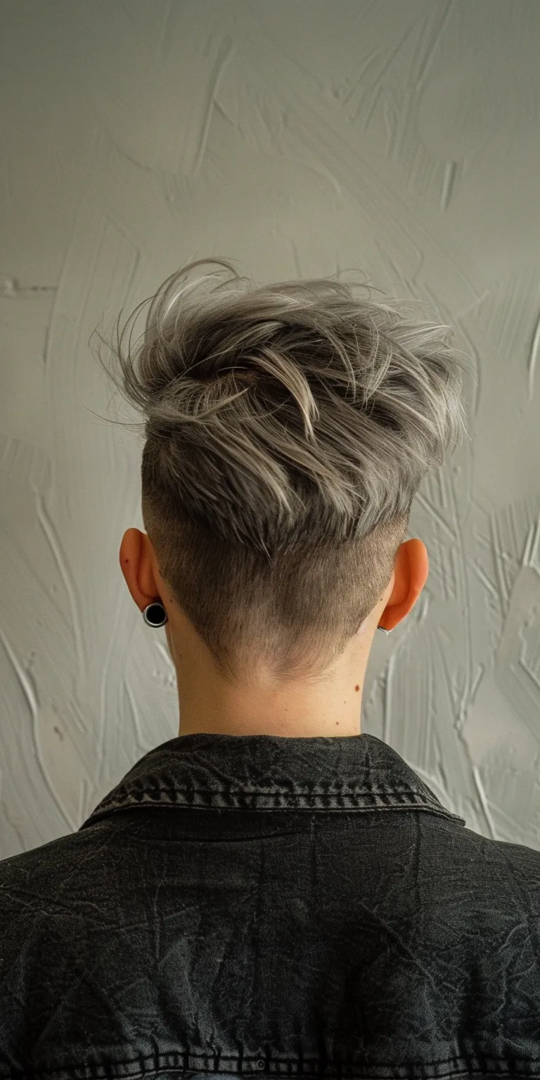 haircuts for teens Asymmetric cut, Pompadour, Mohawk, Short brush back and sides